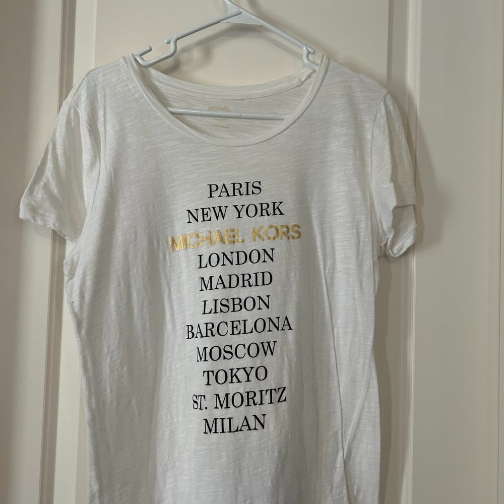 Michael Kors T-Shirts White Large